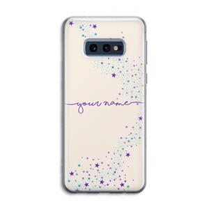 CaseCompany Sterren: Samsung Galaxy S10e Transparant Hoesje