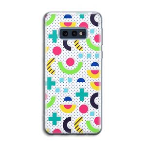 CaseCompany 8-bit N°1: Samsung Galaxy S10e Transparant Hoesje