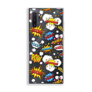 CaseCompany Pow Smack: Samsung Galaxy Note 10 Plus Transparant Hoesje