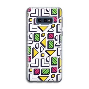 CaseCompany 8-bit N°4: Samsung Galaxy S10e Transparant Hoesje