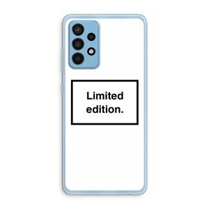 CaseCompany Limited edition: Samsung Galaxy A52 Transparant Hoesje