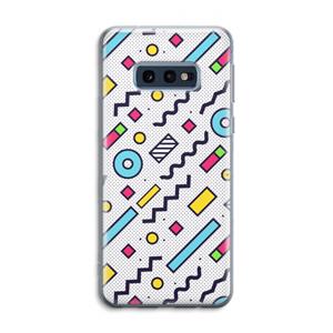 CaseCompany 8-bit N°8: Samsung Galaxy S10e Transparant Hoesje