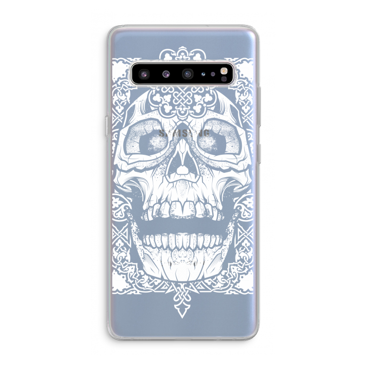 CaseCompany Seek & Destroy: Samsung Galaxy S10 5G Transparant Hoesje