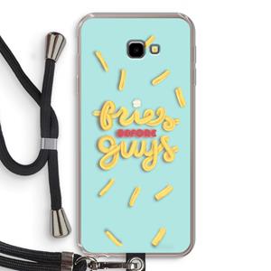 CaseCompany Always fries: Samsung Galaxy J4 Plus Transparant Hoesje met koord