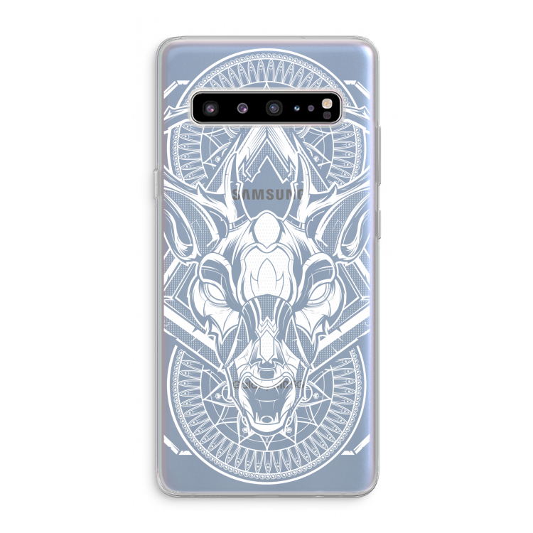 CaseCompany Oh Deer: Samsung Galaxy S10 5G Transparant Hoesje
