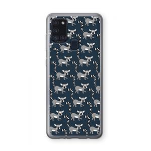 CaseCompany Makis: Samsung Galaxy A21s Transparant Hoesje