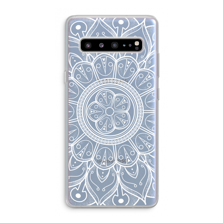 CaseCompany Roses Are Red: Samsung Galaxy S10 5G Transparant Hoesje