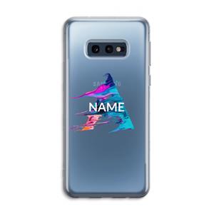 CaseCompany Abstract Spectrum: Samsung Galaxy S10e Transparant Hoesje