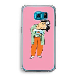 CaseCompany Visknuffel: Samsung Galaxy S6 Transparant Hoesje