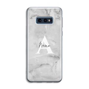 CaseCompany Ivory Marble: Samsung Galaxy S10e Transparant Hoesje
