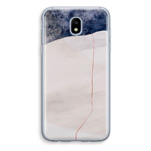 CaseCompany Stone White: Samsung Galaxy J5 (2017) Transparant Hoesje