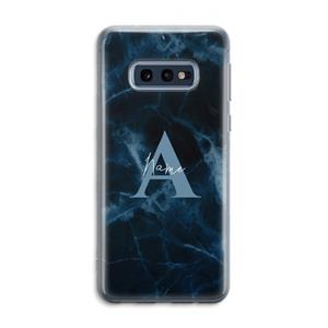 CaseCompany Midnight Marble: Samsung Galaxy S10e Transparant Hoesje