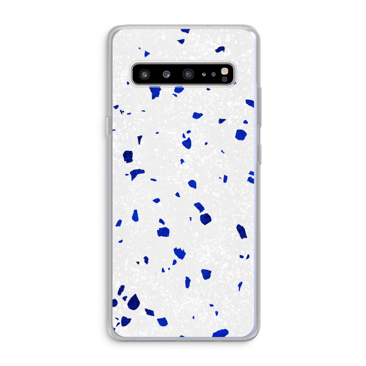 CaseCompany Terrazzo N°5: Samsung Galaxy S10 5G Transparant Hoesje