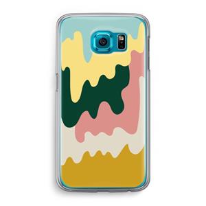 CaseCompany Baar B: Samsung Galaxy S6 Transparant Hoesje