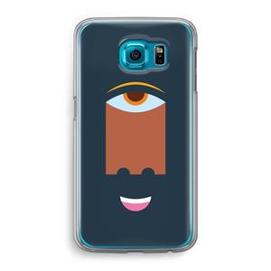 CaseCompany Mono M: Samsung Galaxy S6 Transparant Hoesje