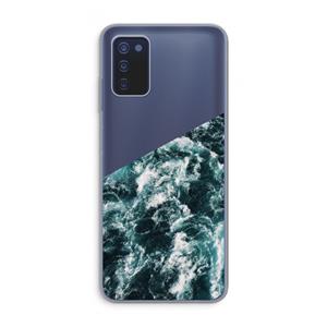 CaseCompany Zee golf: Samsung Galaxy A03s Transparant Hoesje