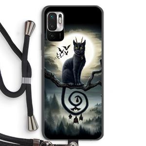 CaseCompany Moonlight Companions: Xiaomi Redmi Note 10 5G Transparant Hoesje met koord