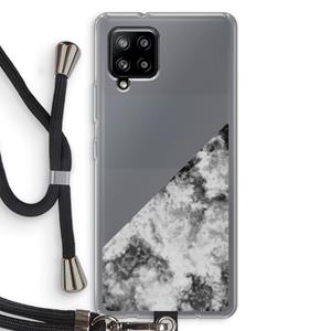 CaseCompany Onweer: Samsung Galaxy A42 5G Transparant Hoesje met koord