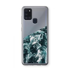 CaseCompany Zee golf: Samsung Galaxy A21s Transparant Hoesje
