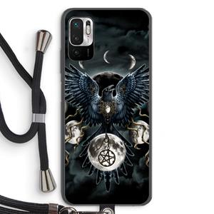 CaseCompany Sinister Wings: Xiaomi Redmi Note 10 5G Transparant Hoesje met koord