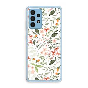 CaseCompany Sweet little flowers: Samsung Galaxy A52 Transparant Hoesje