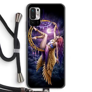 CaseCompany Aerial Angel: Xiaomi Redmi Note 10 5G Transparant Hoesje met koord
