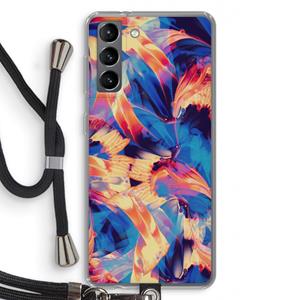 CaseCompany Tuesday Night: Samsung Galaxy S21 Transparant Hoesje met koord