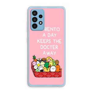 CaseCompany Bento a day: Samsung Galaxy A52 Transparant Hoesje