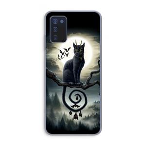 CaseCompany Moonlight Companions: Samsung Galaxy A03s Transparant Hoesje