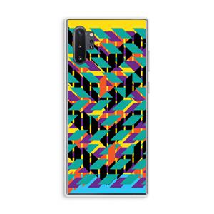 CaseCompany Skew Bee 1: Samsung Galaxy Note 10 Plus Transparant Hoesje