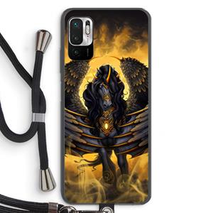 CaseCompany Pegasus: Xiaomi Redmi Note 10 5G Transparant Hoesje met koord