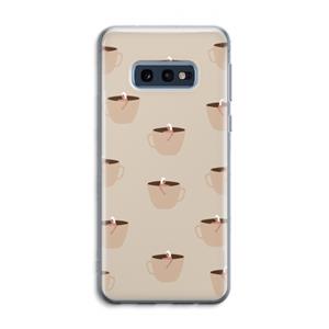 CaseCompany Morning coffee: Samsung Galaxy S10e Transparant Hoesje