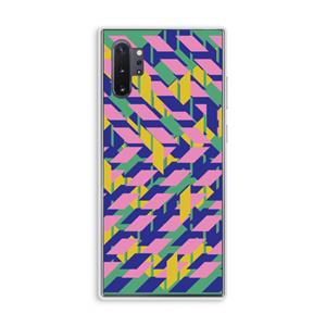 CaseCompany Skew Blush 1: Samsung Galaxy Note 10 Plus Transparant Hoesje