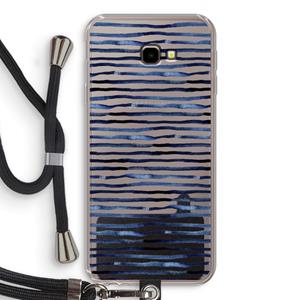 CaseCompany Verrassende lijnen: Samsung Galaxy J4 Plus Transparant Hoesje met koord