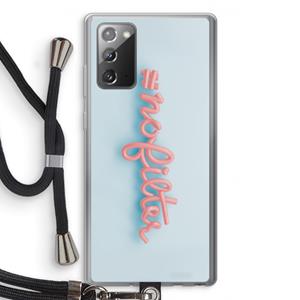 CaseCompany nofilter: Samsung Galaxy Note 20 / Note 20 5G Transparant Hoesje met koord