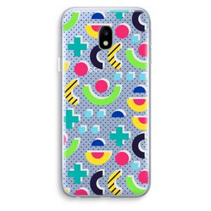 CaseCompany 8-bit N°1: Samsung Galaxy J3 (2017) Transparant Hoesje