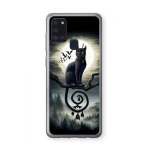 CaseCompany Moonlight Companions: Samsung Galaxy A21s Transparant Hoesje