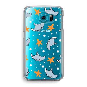 CaseCompany Manta: Samsung Galaxy S6 Transparant Hoesje