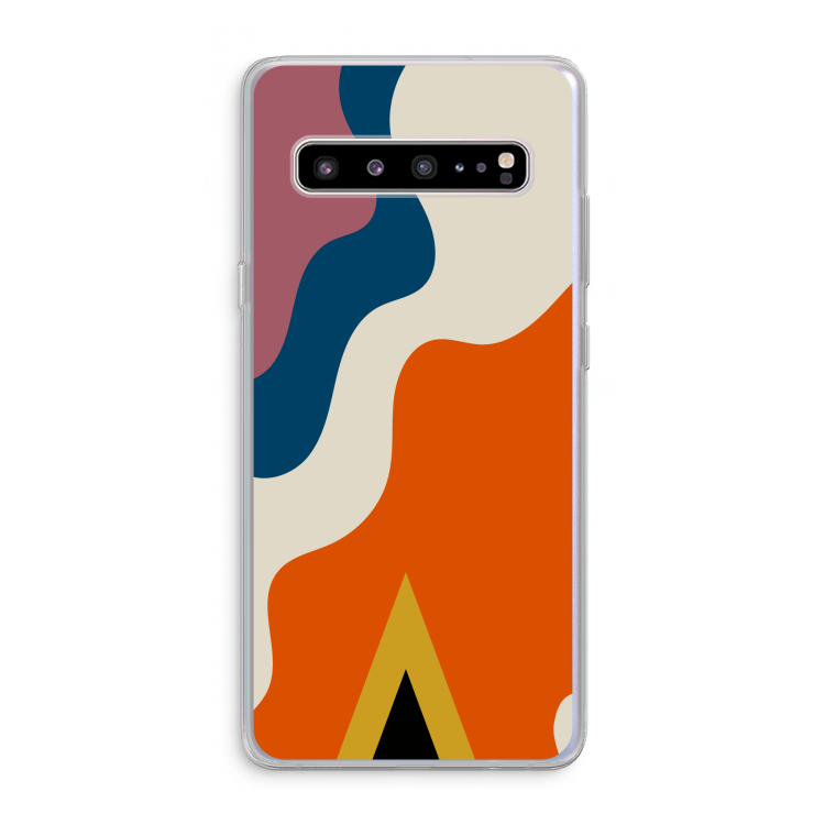 CaseCompany Noor A: Samsung Galaxy S10 5G Transparant Hoesje