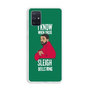 CaseCompany Sleigh Bells Ring: Galaxy A71 Transparant Hoesje