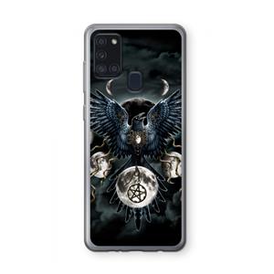 CaseCompany Sinister Wings: Samsung Galaxy A21s Transparant Hoesje