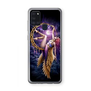 CaseCompany Aerial Angel: Samsung Galaxy A21s Transparant Hoesje