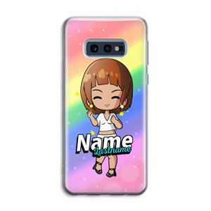 CaseCompany Chibi Maker vrouw: Samsung Galaxy S10e Transparant Hoesje