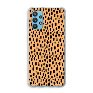CaseCompany Panter: Samsung Galaxy A32 4G Transparant Hoesje