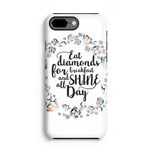 CaseCompany Diamonds: iPhone 8 Plus Tough Case