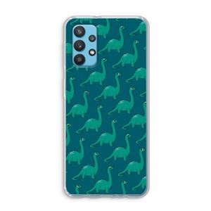 CaseCompany Diplodocus: Samsung Galaxy A32 4G Transparant Hoesje