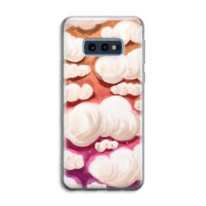 CaseCompany Katoen Wolken: Samsung Galaxy S10e Transparant Hoesje