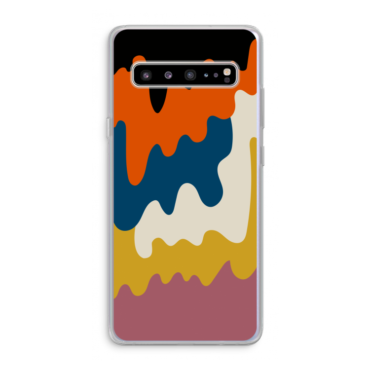 CaseCompany Baar A: Samsung Galaxy S10 5G Transparant Hoesje