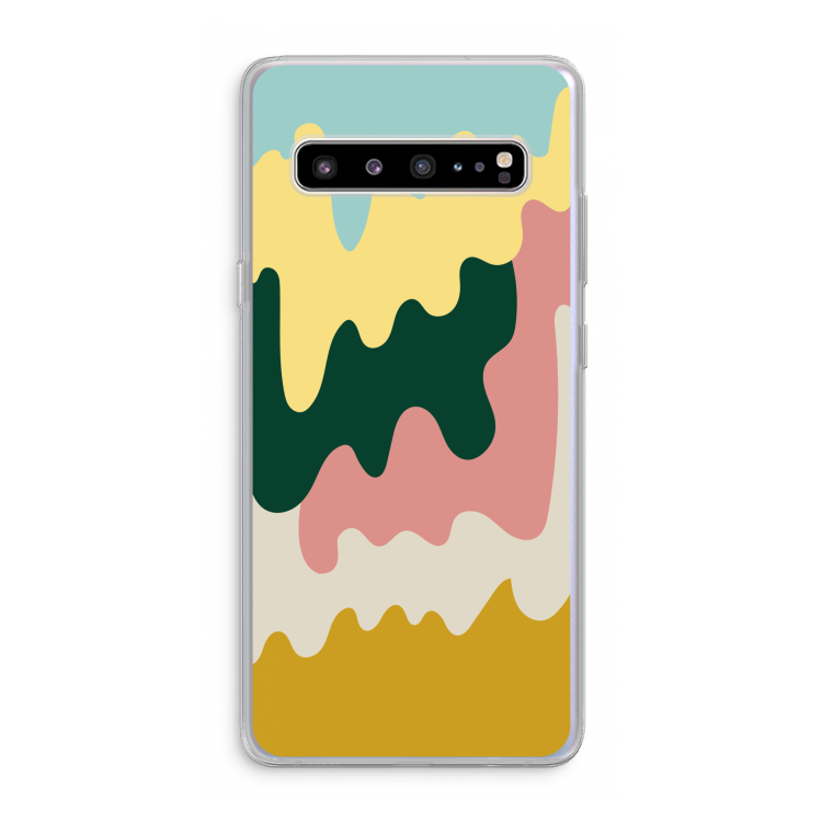 CaseCompany Baar B: Samsung Galaxy S10 5G Transparant Hoesje
