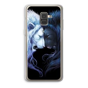 CaseCompany Brotherhood: Samsung Galaxy A8 (2018) Transparant Hoesje